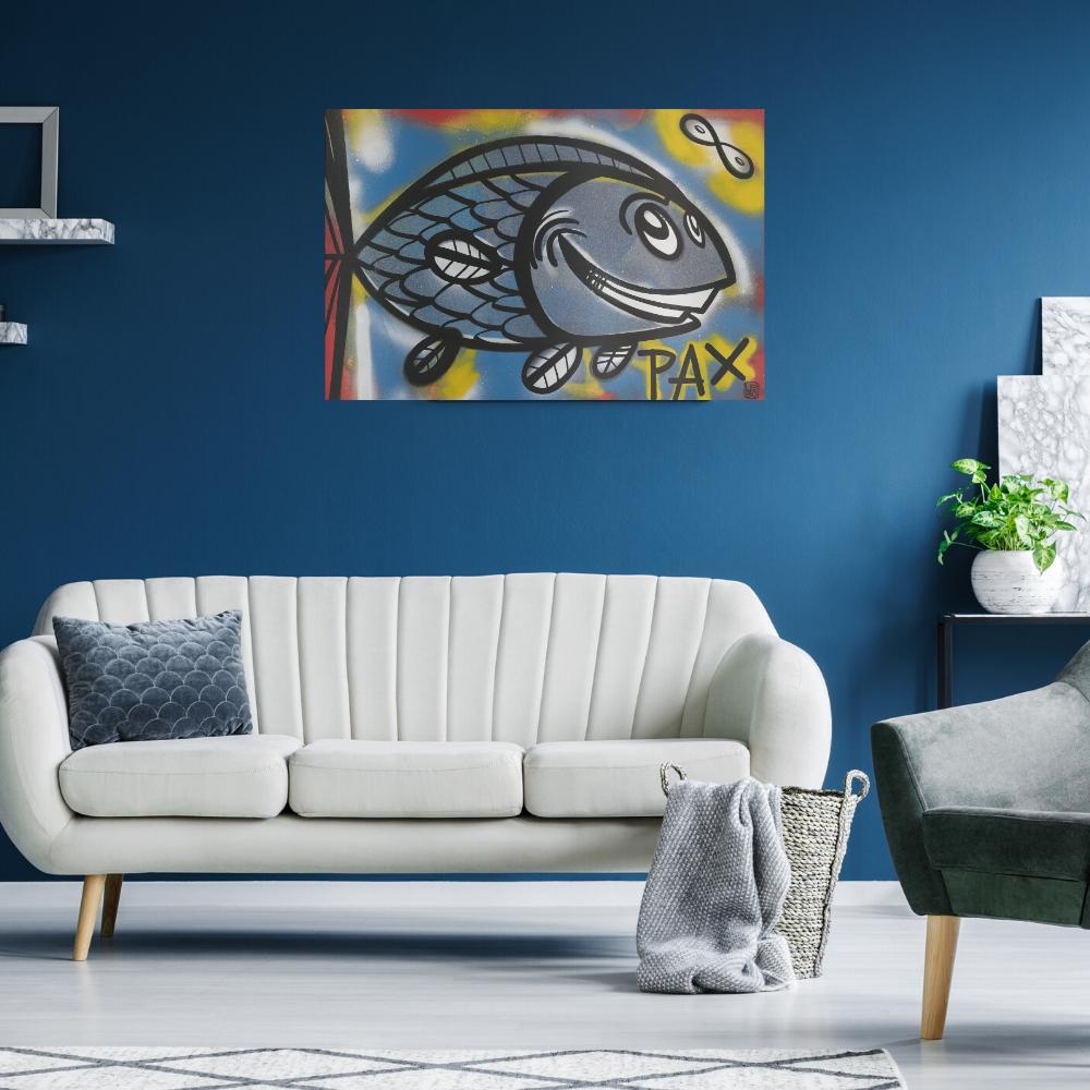 Pax (A Life Aquatic) - Lebo Brushed Aluminum Artbonds